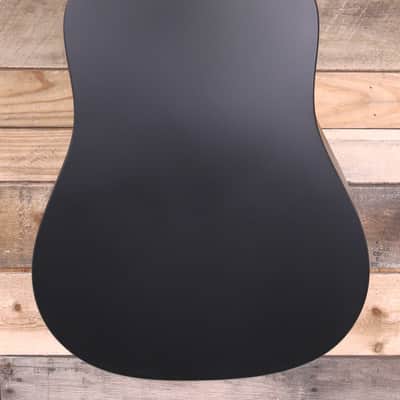 Martin DX Johnny Cash Acoustic/Electric Guitar Black w/ Gigbag image 3