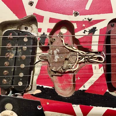 ‘83 FRANKY / FRANKENSTRAT LCG BEAK NECK TRIBUTE GUITAR - 2 WORKING PARIAH PICKUPS, EVH HS CASE/STRAP image 7