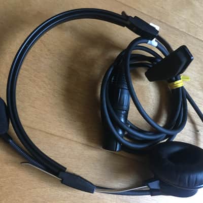 Telex Telex PH-88 Single Sided Announcer Headset Flex Dynamic Boom Microphone and AF4 connector image 4