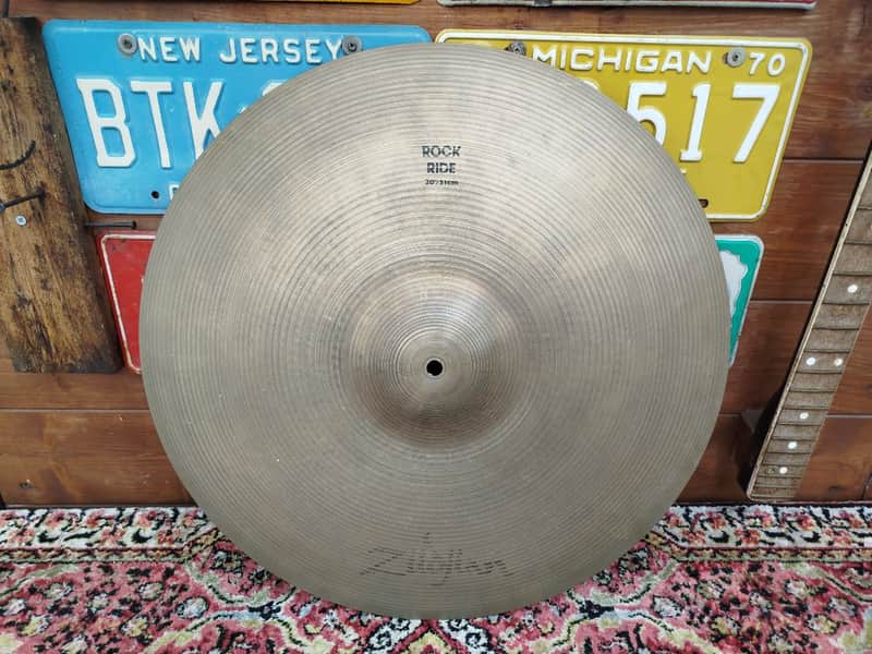 ZILDJIAN A 20” Rock Ride, 1980/90s. image 1