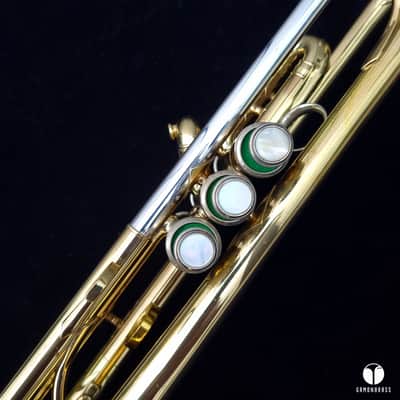 King Symphony DUAL BORE trumpet Sterling leadpipe GAMONBRASS case mouthpiece image 11