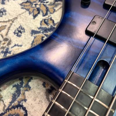 Marleaux Consat Custom 4 2014 - Quilted Maple Top - Trans Blue Hi-end Bass Guitar image 9