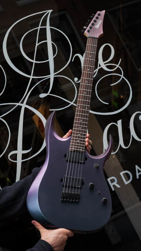 Ibanez Prestige RGD3121 Polar Lights Flat with Fishman Mick Thomson Pickups image 1
