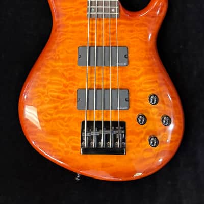 Dean Edge 5-String EMG Electric Bass 2010s w/ Hard Case image 1