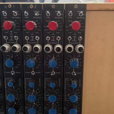 Trident Studios B Range EX Queen, Elton John, David Bowie Channel Strip Mic-Pre EQ Preamp Discreet Class A Rack Bucket built by POM Fairchild for Jimmy Hogarth Vintage 70s British UK London Neve Sound image 13