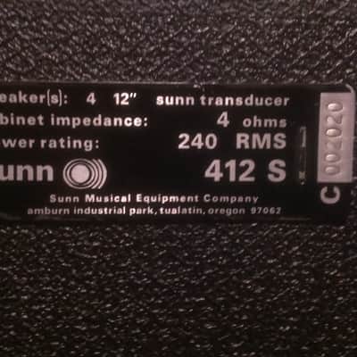 SUNN 412s 1970-1975 image 7