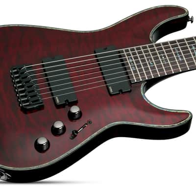 Schecter Hellraiser C-8 Black Cherry image 2