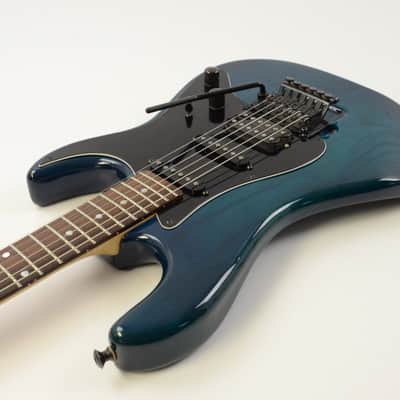 Valley Arts California Pro Electric Guitar - Trans Green w/ Gig Bag - USA image 9