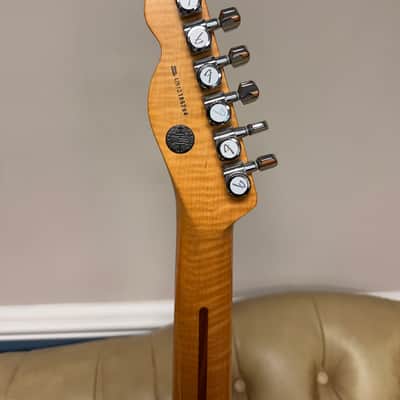 Fender American Select Carved Top Koa Telecaster 2012 - Sienna Edge Burst image 6