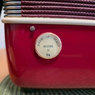 Salanti  Model 24-1960 - Vibrant red-25 keys 12 bass image 6