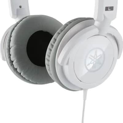 Yamaha HPH-100 Dynamic Closed-Back Headphones, White image 1