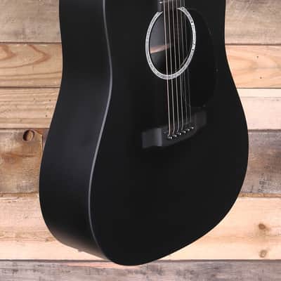 Martin DX Johnny Cash Acoustic/Electric Guitar Black w/ Gigbag image 2