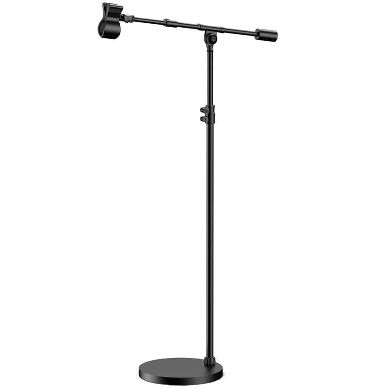 Mic Stand, Max Height 82.28" Microphone Stand Floor Detachable Boom Mic Arm Stands With Weighted Base For Quadcast Sm58 Samson Q2U Fifine K669B Singing Stage image 1