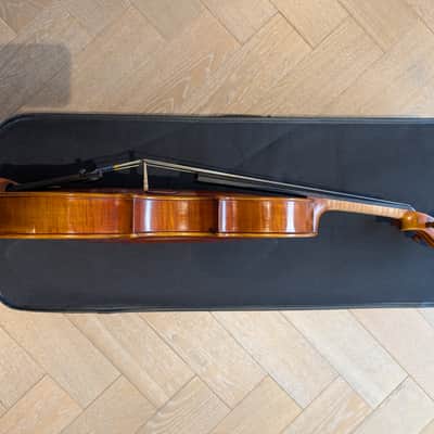 DZ Strad Model 400 Viola 16” NEW Outfit – 2 Bows + Adjustable Case image 8