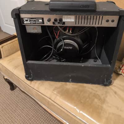 Crate GX-65 2-Channel 65-Watt 1x12" Solid State Guitar Combo 1990s - Black image 2