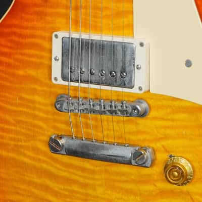 GIBSON CUSTOM Murphy Lab 1959 Les Paul Standard Light Aged Orange Sunset Fade -2021- [911770] (06/16) image 5