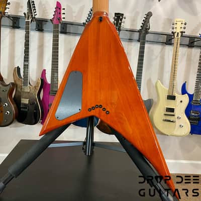 Jackson Custom Shop Randy Rhoads HS Electric Guitar w/ Case-Amber Lager Burst image 13