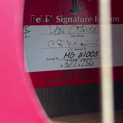 Martin Felix The Cat Signature Edition LX Limited Run #327 of 750 Acoustic Guitar image 7