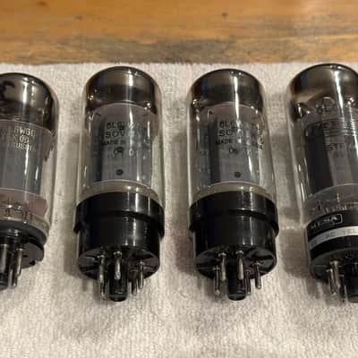 6L6 Vacuum Tubes Lot of 4 Sovtek 6L6WXT+ 5881 / 6L6WGC Mesa Boogie 440 image 3
