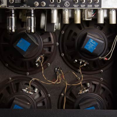 Fender  Super Reverb Large Combo Tube Amplifier (1967), ser. #A-24846. image 11