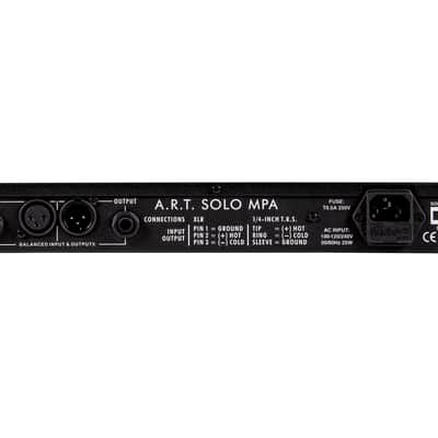 ART SOLO MPA | SINGLE-CHANNEL RACKMOUNT MULTI-VOICE TUBE PREAMPLIFIER. New with Full Warranty! image 3
