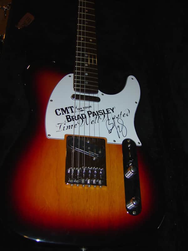 Valley Arts Custom Pro Telecaster (Brad Paisley signed Time Well Wasted Tour model signed )2005 1of3 made image 1