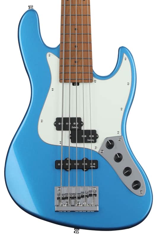 Sadowsky MetroExpress 21-fret Hybrid PJ 5-string Bass - Ice Blue Metallic image 1