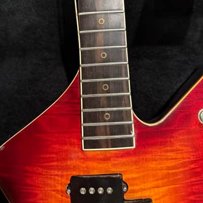 Washburn B-20 8 String Bass 1970s - Sunburst image 3