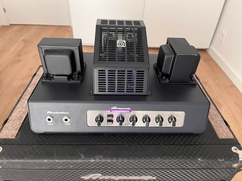 Ampeg PF-50T Portaflex 50-Watt Tube Bass Amp Head 2015 - Present - Black image 1
