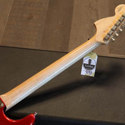 2008 Fender Custom Shop 1966 Stratocaster NOS Electric Guitar Candy Apple Red + COA OHSC image 18
