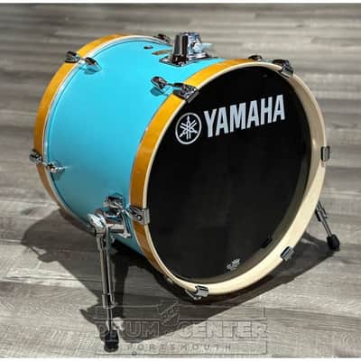 Yamaha Stage Custom Birch Bass Drum 18x15 Matte Surf Green image 1