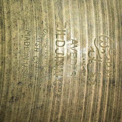 Zildjian Avedis 1950’s 18” small stamp Crash Cymbal image 3