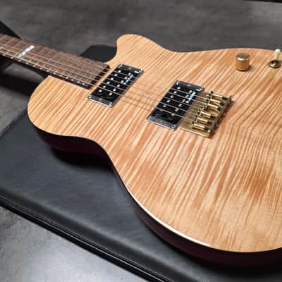 ESP Custom Shop Climax 1 of 100 Ever Made! AAA Flame 10 Top Singlecut Electric Guitar HH Piezo Special Limited Edition image 6