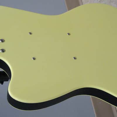 Danelectro '67 Dano Solidbody Electric Guitar 2022 - Yellow with Black Pickguard image 9