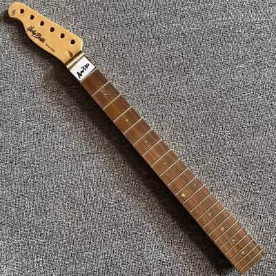 Harley Benton Lefty Maple Wood Tele Telecaster Style Guitar Neck, Rosewood 22 Frets Fingerboard image 1