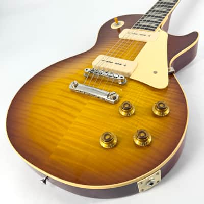 2024 Gibson Custom M2M Murphy Aged 1956 Les Paul Handpicked Top Ultra Light - Slow Ice Tea Fade image 14