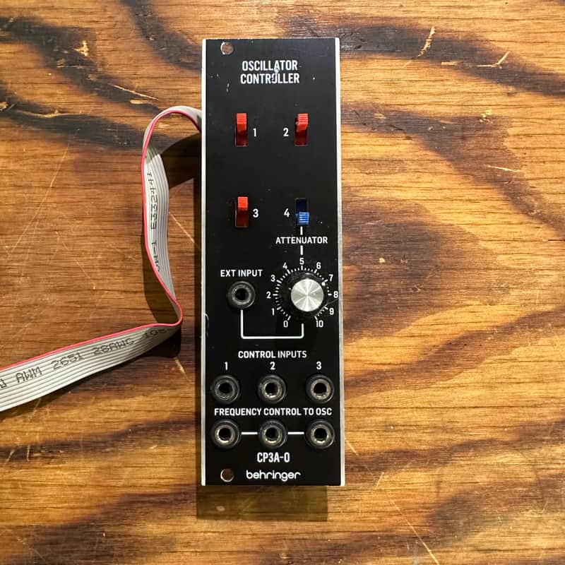 Behringer CP3A-O Oscillator Controller Eurorack Synthesizer Module 2020 - Present - Black image 1