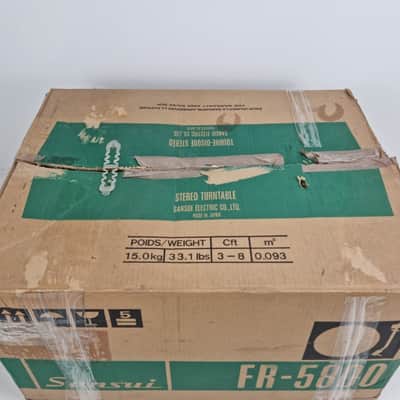 Sansui FR-5800 - In Original Box - New SV-202 Cartridge - No Dustcover image 5