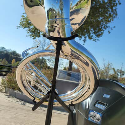 Eastman EPH495 Silver Bb Sousaphone - Professional image 4