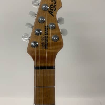 Ernie Ball Music Man Axis Super Sport with Tremolo 2021 - Roasted Amber Quilt image 10