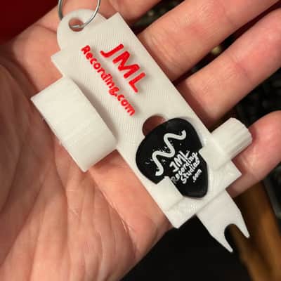 "The Luthier's Lifesaver" 4-in-1 Guitar Keychain Multi-tool image 1