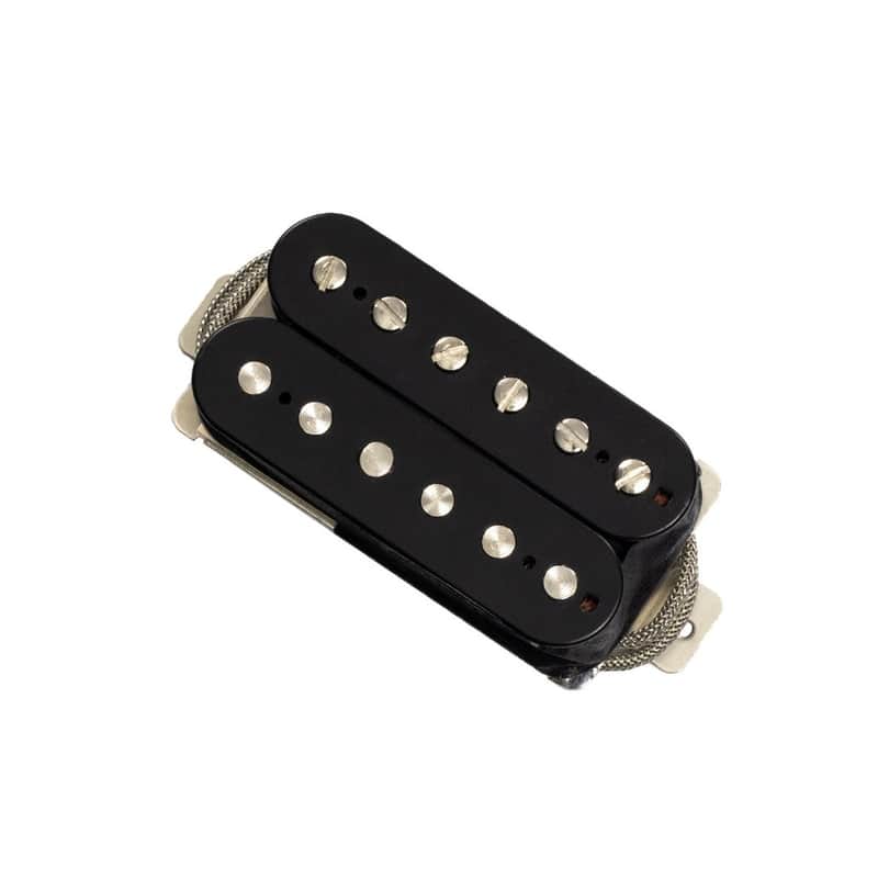 Mojotone '59 Clone Vintage P.A.F. style Humbucker Pickup Set - Black Uncovered image 1