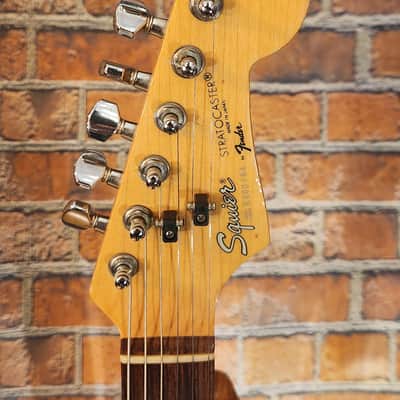 Vintage 1986 Squier MIJ Standard Stratocaster Rosewood Fretboard Torino Red w/ Fender USA OHSC image 3