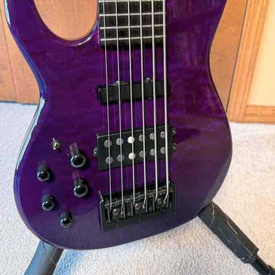 Carvin Lb 76 Mid 90s - Purple translucent quilted maple image 4