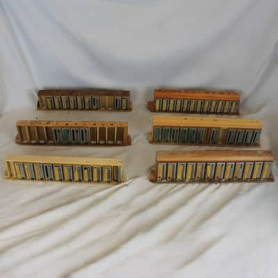 Lot of German/ Italian Bass Reed Blocks For Piano Accordion (Incomplete) image 2