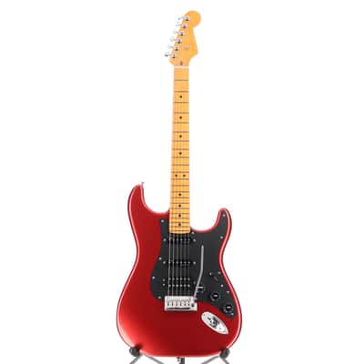 Fender Certified Pre-Owned American Ultra II Stratocaster HSS, Maple Fingerboard, Sinister Red (P8) (16483) image 5