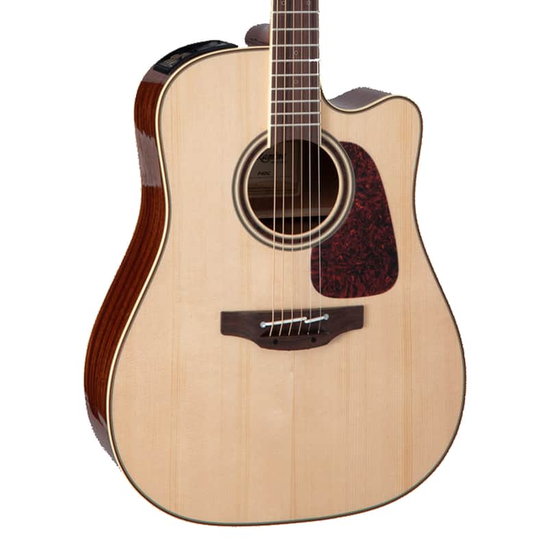 Takamine P4DC Dreadnought Cutaway Acoustic-Electric Guitar - Natural -Open Box image 1