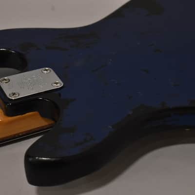 1970s Univox Hi-Flier Phase II Bass Metallic Blue Refin MIJ w/Gig Bag image 13