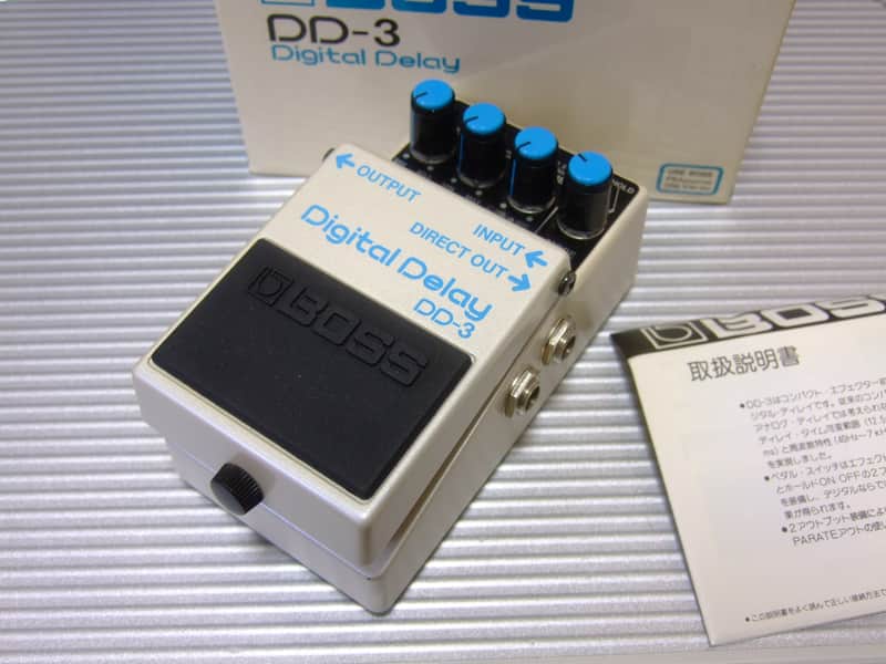MINT 1987 Long Chip Boss DD-3 Digital Delay w/ Box & Manual MIJ Made in Japan / DD-2 image 1