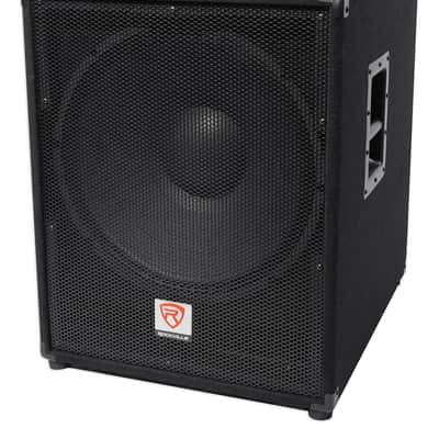 Rockville PBG18 18" 2000 Watt 8 Ohm Pro DJ PA Subwoofer Sub+Power Amplifier Amp image 11